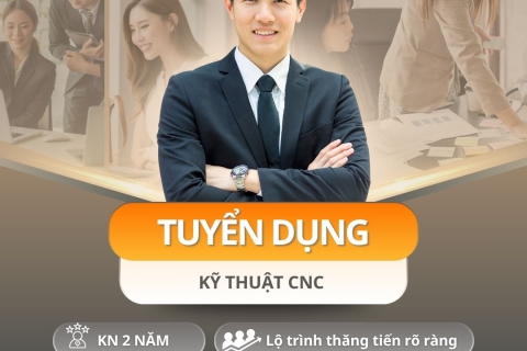 Tuyển dụng kỹ thuật CNC 