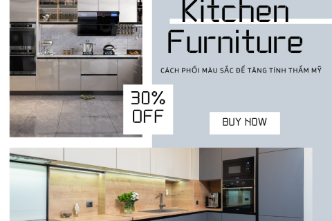 Cách Phối Màu Sắc Để Tăng Tính Thẩm Mỹ Cho Phòng Bếp