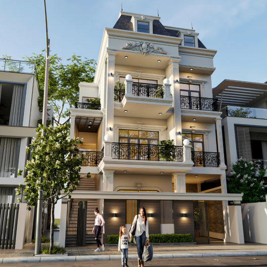 Mẫu thiết kế thi công nhà phố tại Gia Bảo