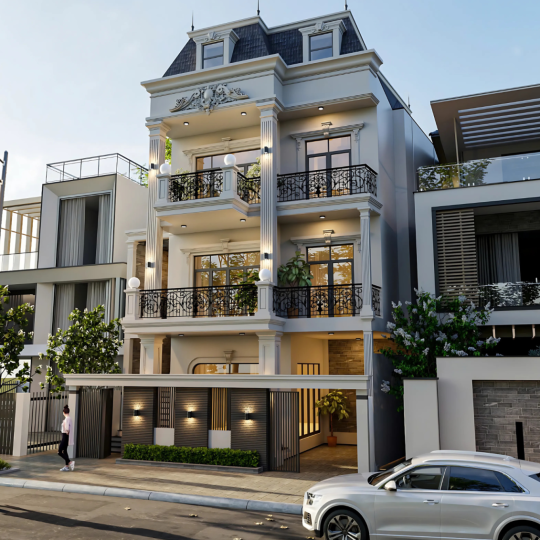 Mẫu thiết kế thi công nhà phố tại Gia Bảo