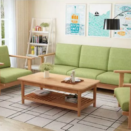 GHẾ SOFA PHÒNG KHÁCH GIA ĐÌNH PHONG CÁCH THANH LỊCH GB-8286