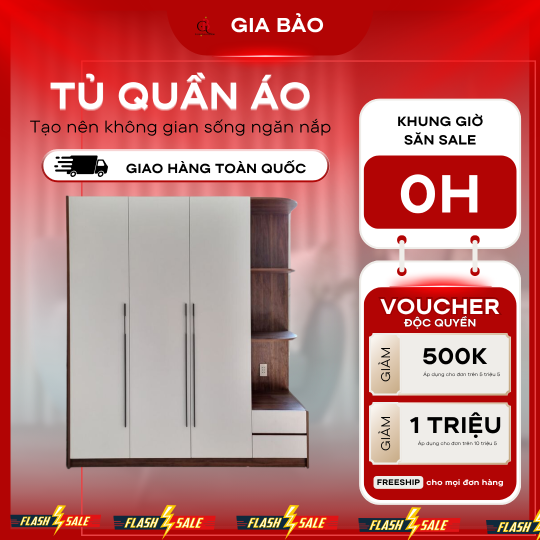 Flash sale tủ quần áo 