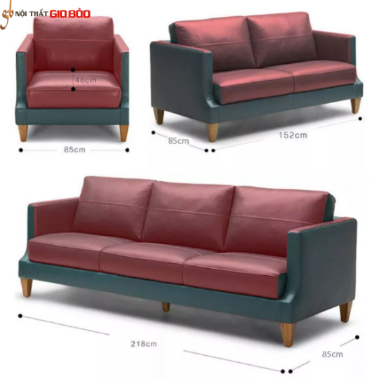 GHẾ SOFA BỌC DA CAO CẤP, SANG TRỌNG GB-8278