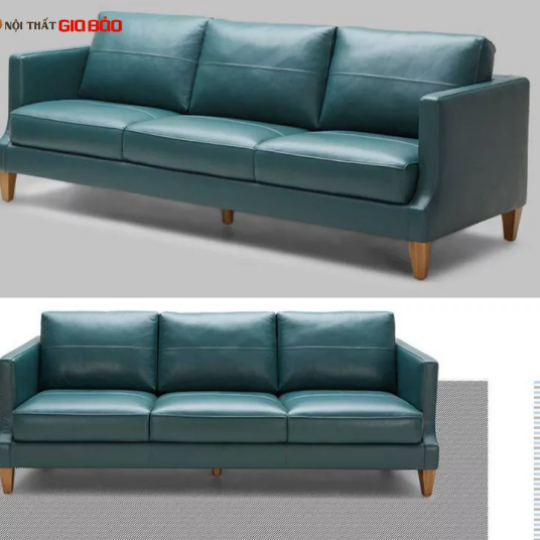 GHẾ SOFA BỌC DA CAO CẤP, SANG TRỌNG GB-8278