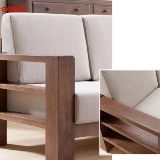 MẪU GHẾ SOFA VĂNG BẰNG GỖ TỰ NHIÊN GB-813