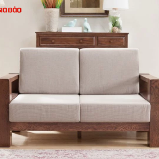 MẪU GHẾ SOFA VĂNG BẰNG GỖ TỰ NHIÊN GB-813